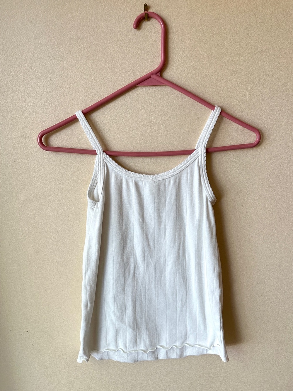 Skims Pointelle Camisole White Size Small